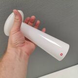 Candlestick in opal glass by Harri Koskinen for Iittala Finland 1996