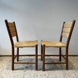 Pair of mulched chairs