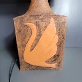Lampe Roche-Bobois 70's céramique/terre cuite