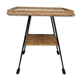 Vintage rattan dessert