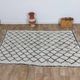 Handmade wool Berber rug 220 X 130 CM