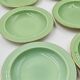 Set of 6 Keralux Boch deep plates