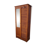 Old oak curtain cabinet