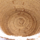 Straw woven laundry basket, vintage 6