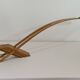 Syko desk lamp by bernard brousse in elm 1980s