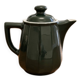 Vintage bistro jug in bottle green porcelain