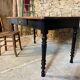 Table legs turned black