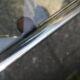 Vintage coffee table chrome and glass