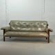 Jean Gillon Brazilian Jacarandá Wooden 3-Seat Sofa for Woodart, Brazil, 60s