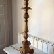 Chandelier ancien en bois doré