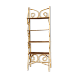 Vintage rattan shelf