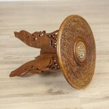 Small Early 20th Century Inlaid Side Table, 1950s
