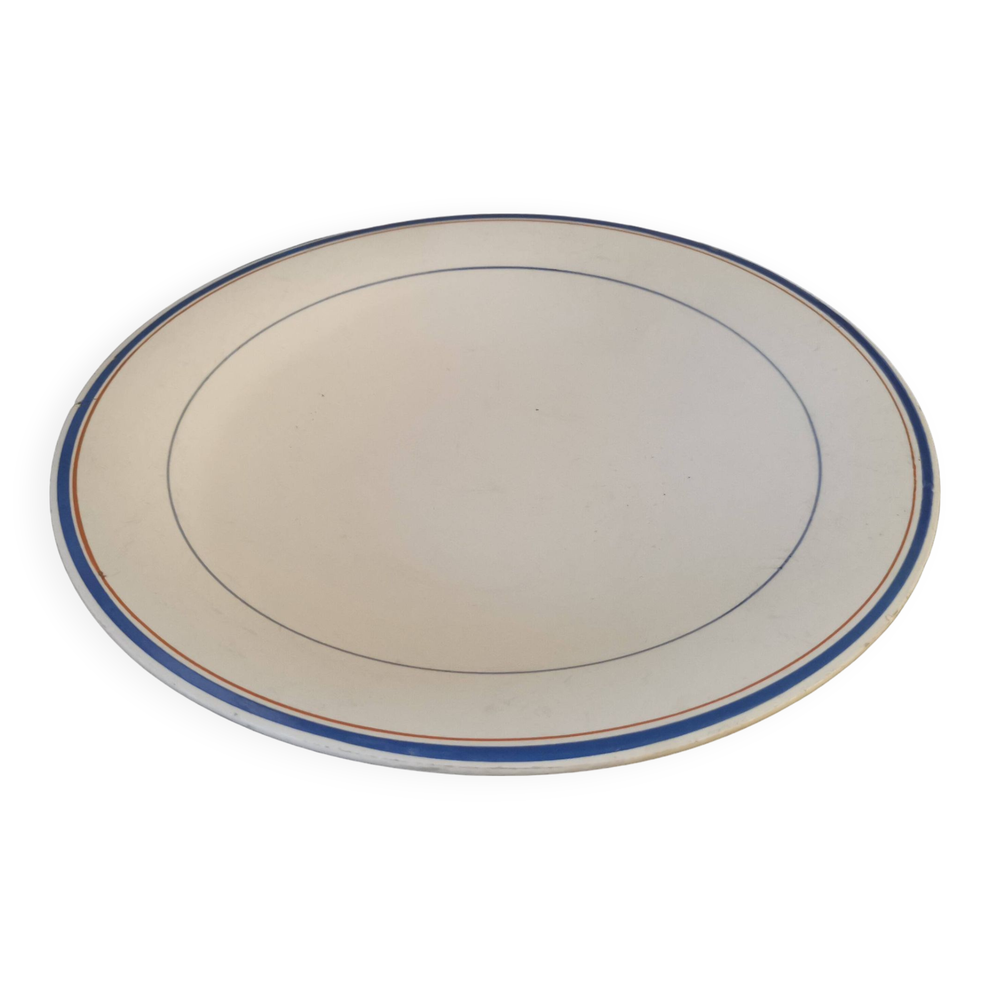 Round dish on shower stand model Louvois, Moulin des Loups Orchies 1950s