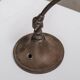 Antique Metal Frosted Glass Desk Lamp