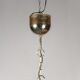 Chandelier 6 lights metal brass 70