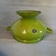 Vintage green enamelled tin soup tureen