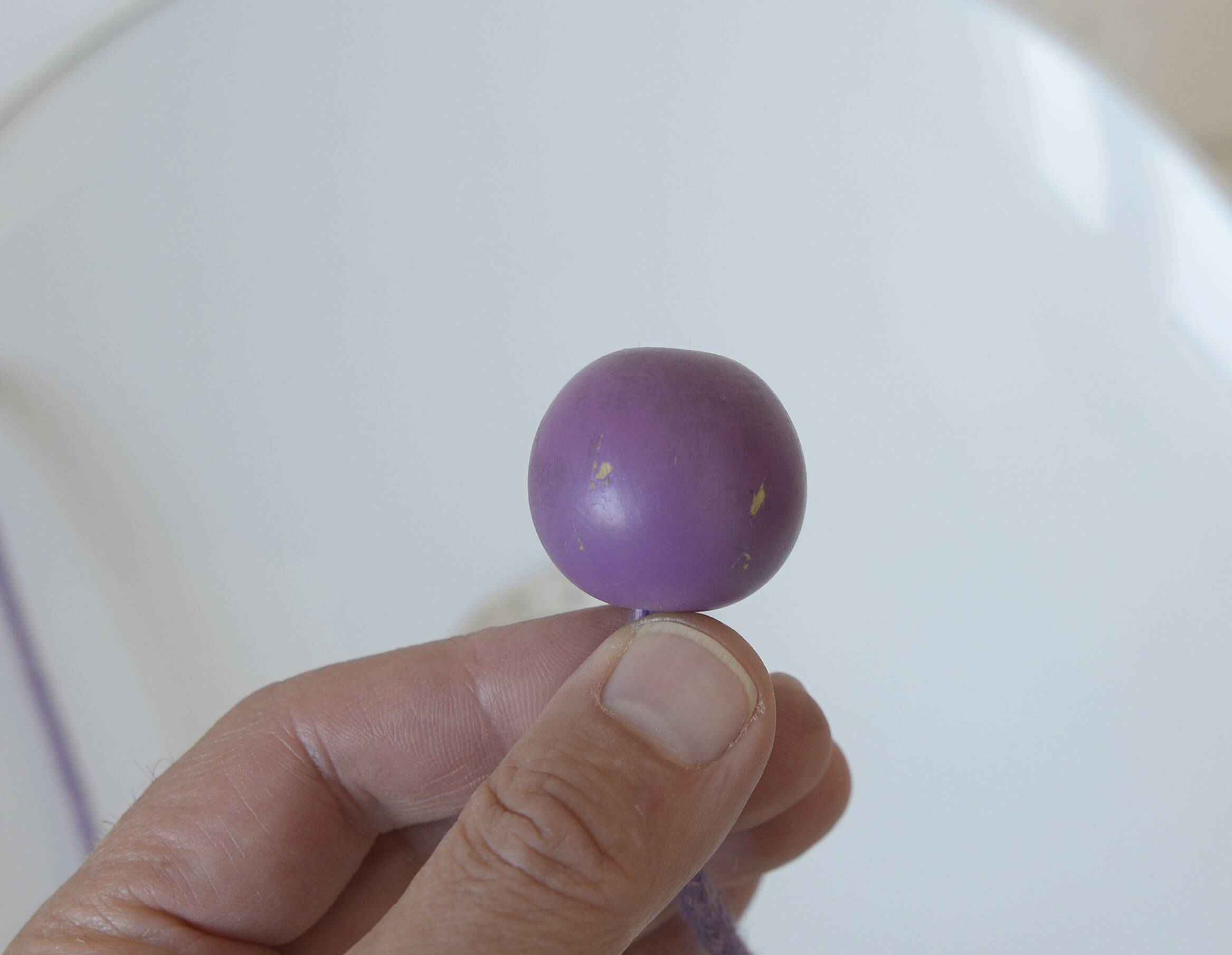 Suspension violette vintage / Lampe suspendue style Memphis Y2K