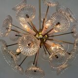 Dandelion, Sputnik chandelier by Kamenicky Senov, 1970
