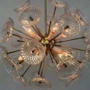 Dandelion, Sputnik chandelier by Kamenicky Senov, 1970