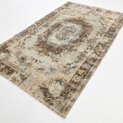 Tapis persan classique marron et crème