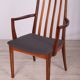 Chaises de salle à manger en teck et tissu du milieu du siècle par Leslie Dandy pour G-Plan, années 1960, lot de 6