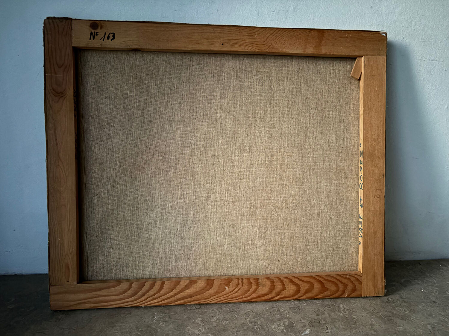 "Vase and Flowers" oil on canvas signed William Joël 1982