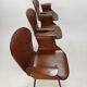 Mid Century Italian 3-seat Bench by Carlo Ratti, 50's