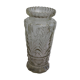 Transparent glass vase
