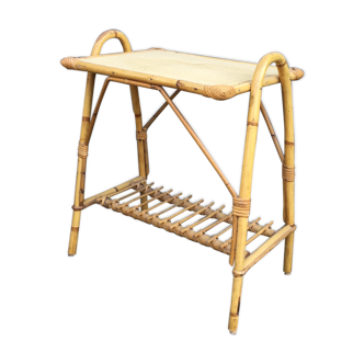 Bamboo serving table