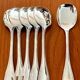 Christofle pearls, 6 ice cream spoons, sorbet, new condition