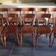 Set of 10 Luterma bistro chairs, 1960s.