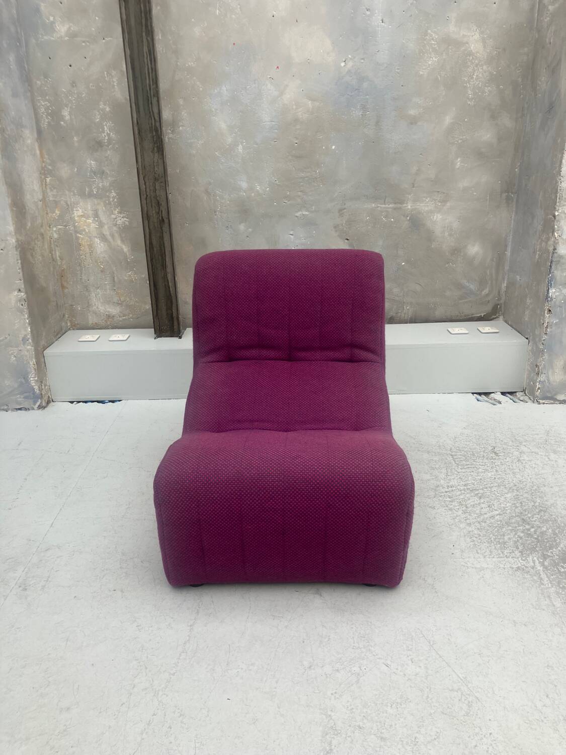 Fauteuil chauffeuse vintage 1970