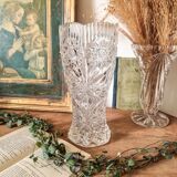 Cut crystal vase, 1970
