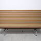 Compact sofa Eames Vitra Alexander Girard Miller stripe fabric