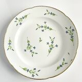 Assiette en Porcelaine du Comte d'Artois | Barbeaux | Fin du XVIIIe Siècle