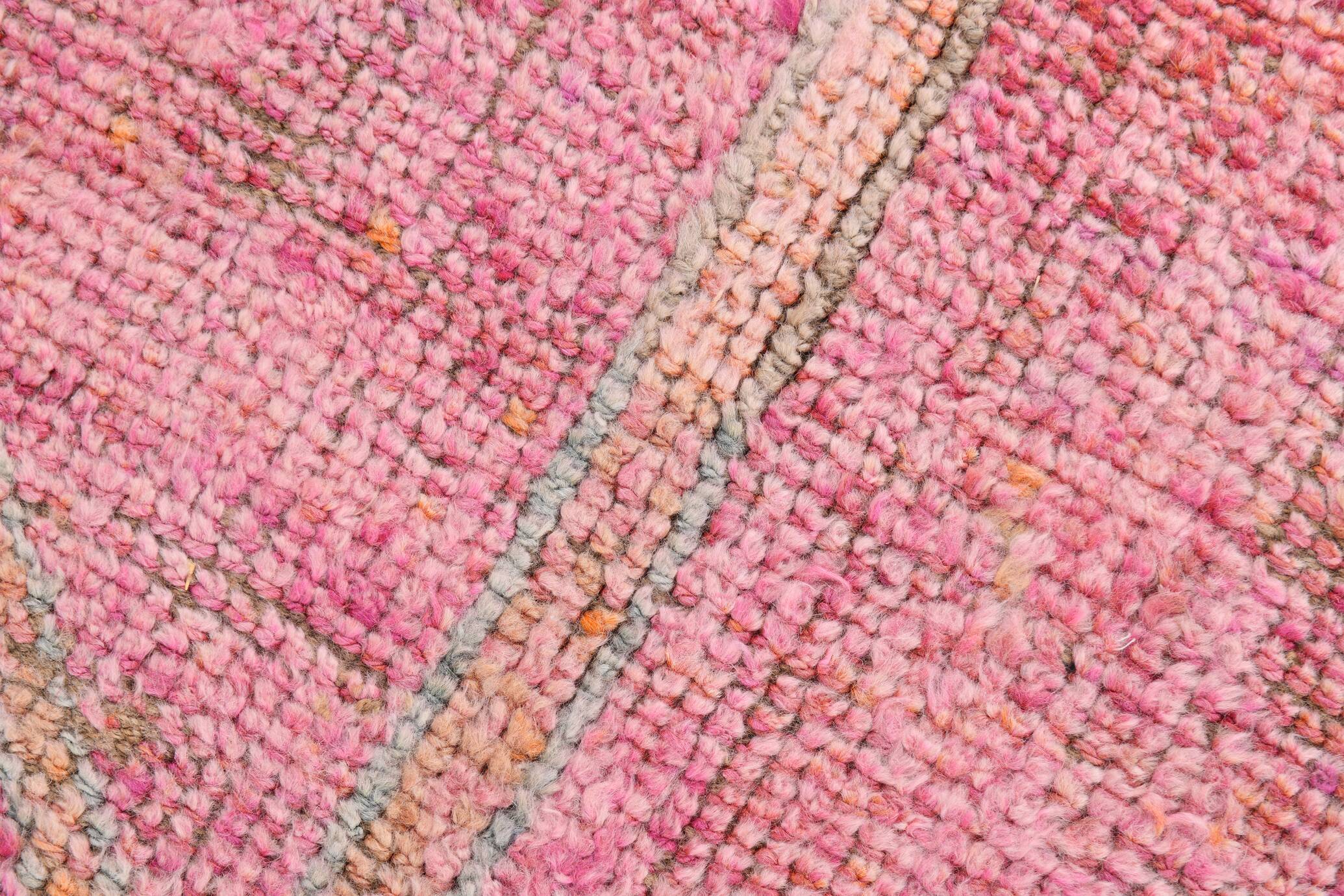 Pink Red Turkish Runner Rug 92x291Cm SKU 18199