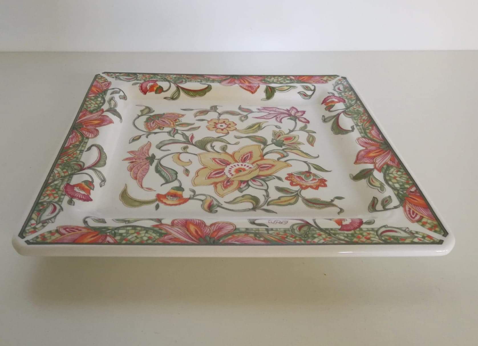 Tiffany Italian ceramic dish