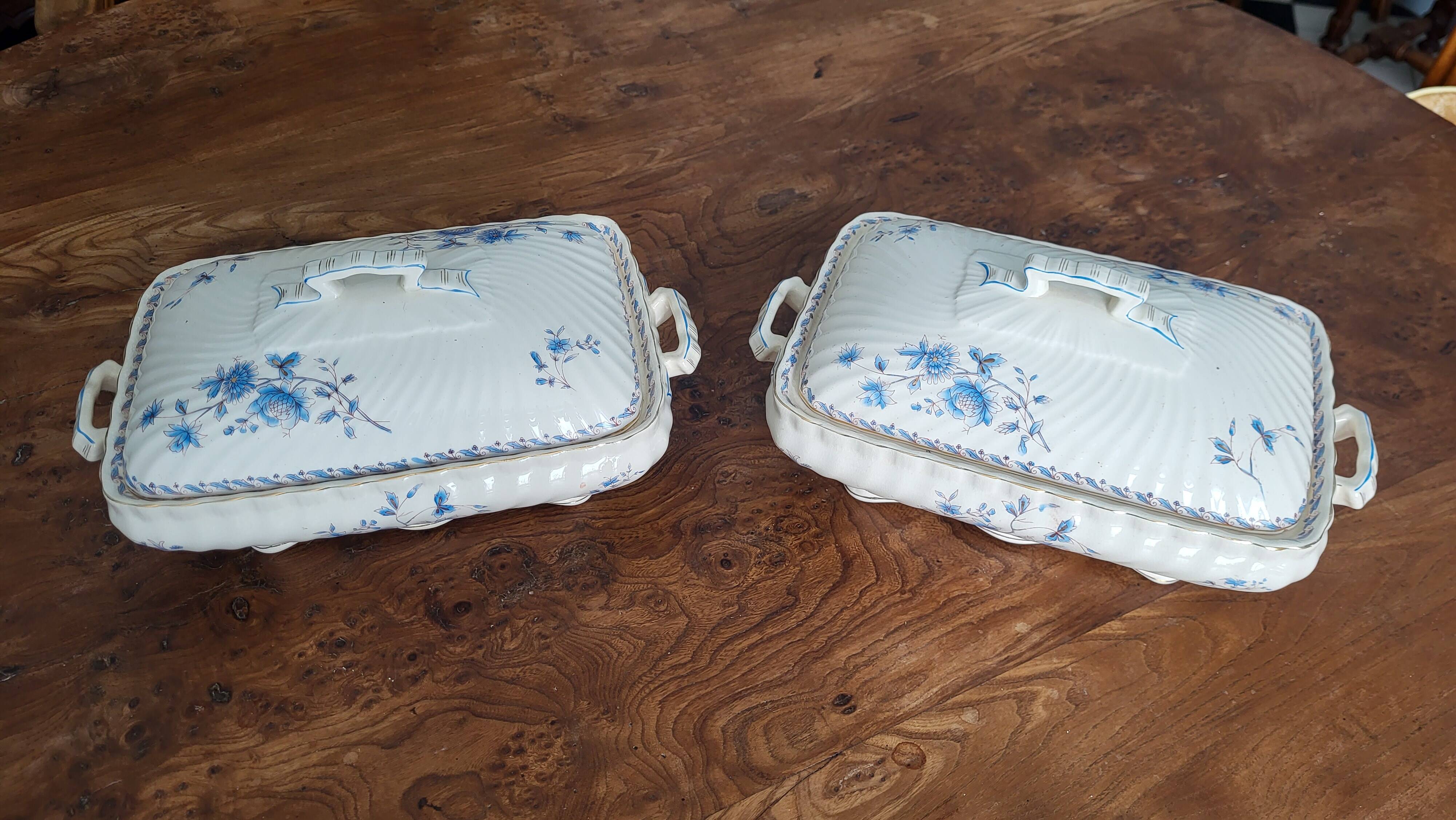 Petrus Regout 19th century dinner service 115 pieces