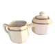 Crémier et sucrier en porcelaine, modèle Elysée, Jammet et Seignolles