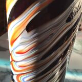 Multi-layer blown glass roller vase