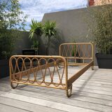 Rattan bed 50s
