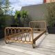 Rattan bed 50s