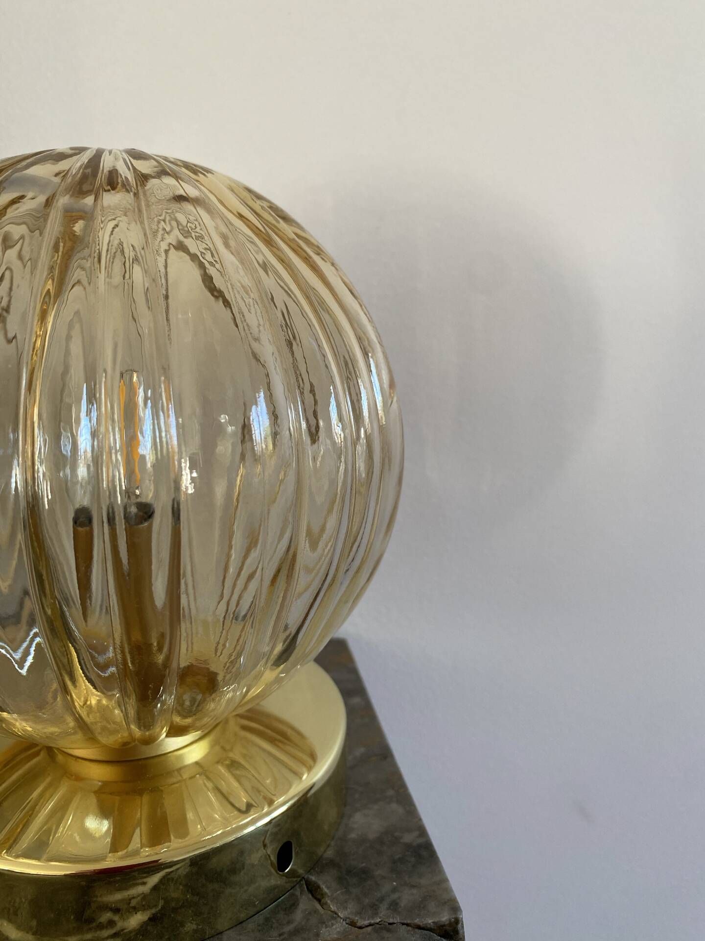 Vintage globe wall light or ceiling light