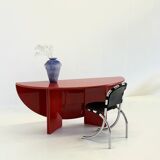 Antella dining table / console table by Kazuhide Takahama for Cassina in red