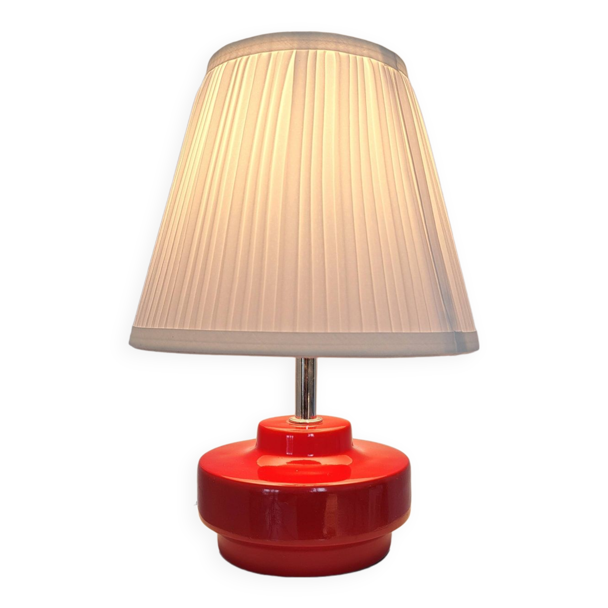 Lamp base (bedside) red