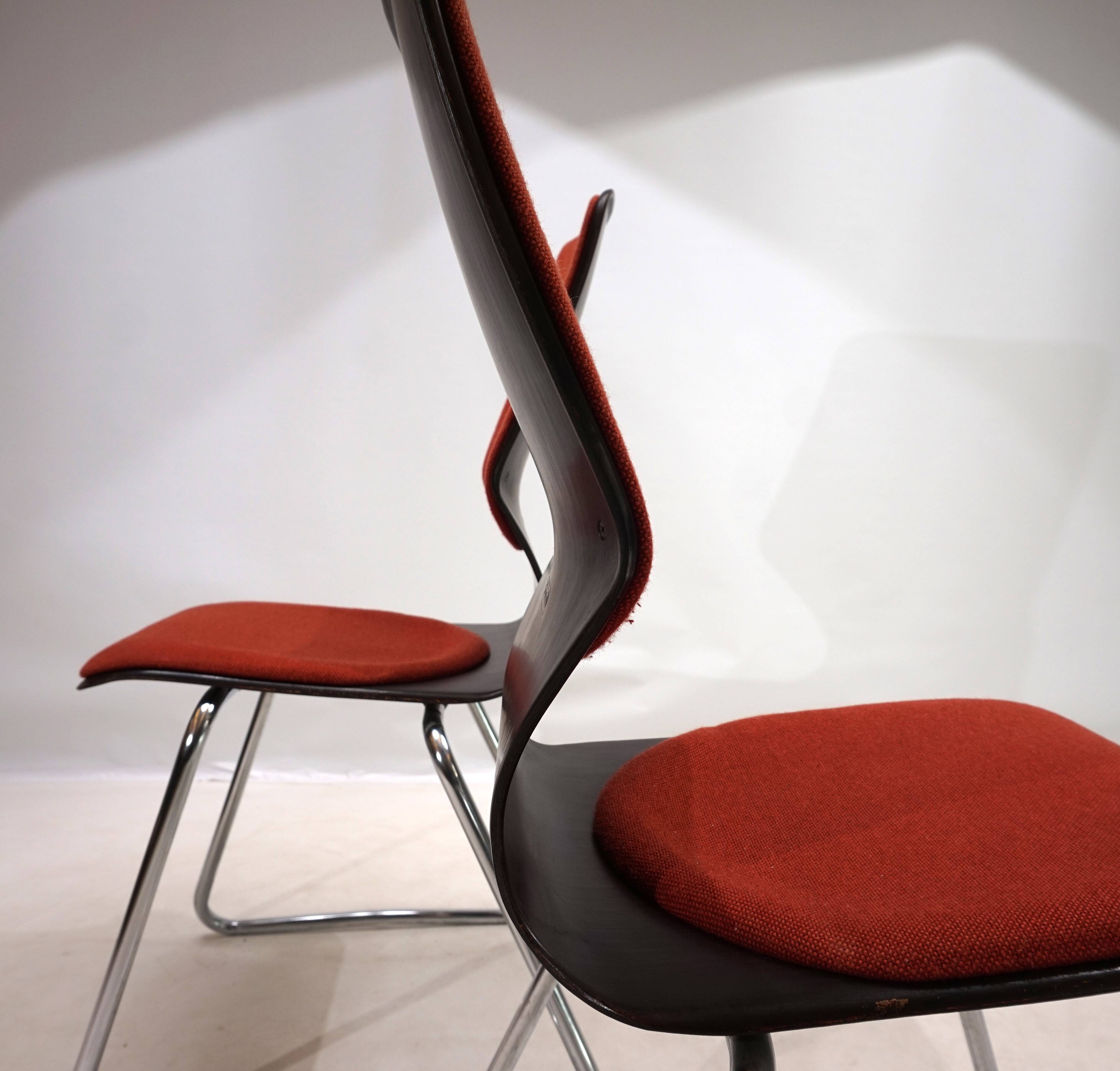 Flötotto set of 2 Pagwood chairs by Elmar Flötotto