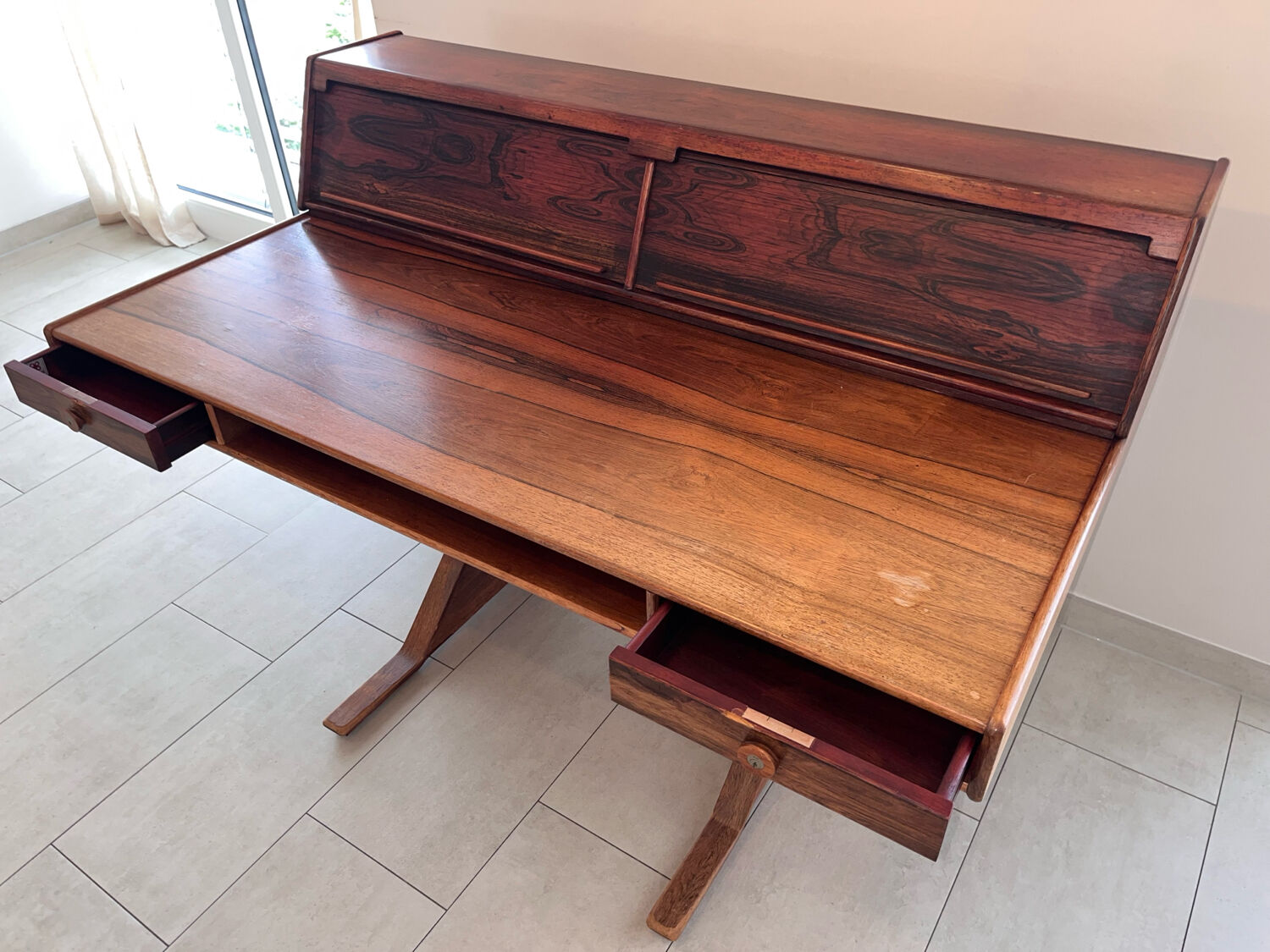 Bureau de G. Frattini de 1957, modèle 530 pour Bernini