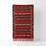 Tapis kilim ethnique rouge, Maroc