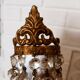 Hot air balloon wall light with tassels