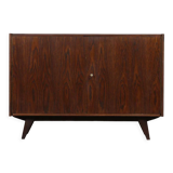 Vintage dark oak chest of drawers by Jiri Jiroutek, model U-450, 1960